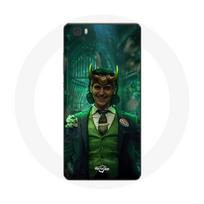 Coque pour Huawei P8 Loki Thor Ragnarok avec Casque Affiche Personnage Série Saison 1