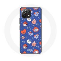 Coque pour Xiaomi Mi 11 Lite BTS Bangtan Sonyeondan BT21 Noël 2023