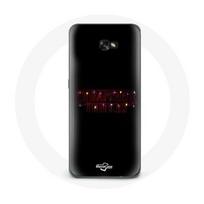 Coque pour Samsung Galaxy A5 2016 Stranger Things Affiche Logo Joyeux noël