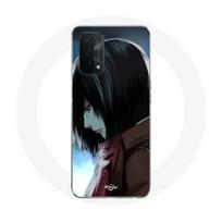 Coque pour Oppo A54 5G Mikasa Ackerman Attaque des Titans Manga Anime