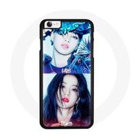 Coque pour Iphone 8 Blackpink Groupe K-pop Filles Lisa et Jisoo Lovesick girls poster the album