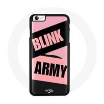 Coque pour Iphone 4 BTS ARMY Et Blackpink Blink Rose Noir