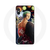 Coque pour Xiaomi Redmi Note 5 AI Dual Camera One Piece Joyeux noël Zoro Anime Manga