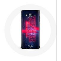 Coque pour Samsung Galaxy J7 Stranger Things Logo Transparent Saison 4 Bande annonce 2022