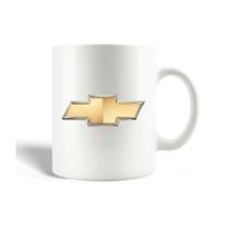 Mug en Céramique Voiture Chevrolet Logo Jaune