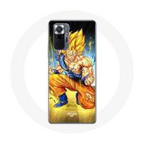 Coque pour Xiaomi Redmi Note 10 Pro Son goku dragon ball corps enervé