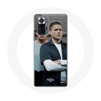 Dėklas - Xiaomi - Redmi Note 10 Pro - Minkštas silikonas - „Prison Break“ raštas - Apsauga suaugusiems juoda