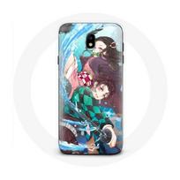 Coque pour Samsung Galaxy S5 Tanjiro et Nezuko Demon Slayer Kimetsu no Yaiba Anime