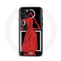 Iphone 12 dėklas - Maniacase - Kalmarų žaidimas - Lankstus - Juodas - Serialo įkvėptas dizainas