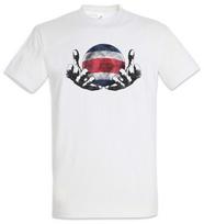 Costa Rica Football Magic Ball Rican Soccer Flag Football Flag Unisex T-Shirt XXXXL gray
