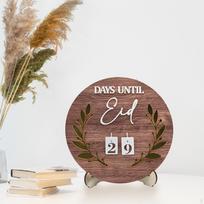 Ramadano dekoracija medinė figūrėlė meno dirbiniai kalendorius statulėlė stalo puošmena koridoriui Style B brown
