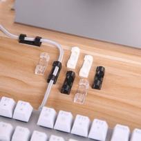 Trendy Self-adhesive Wire Organizer Line Cable Clip Buckle Clips Ties Fixer Fastener Holder balta