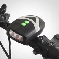 3LED Bicycle Horn HeadlightsMountain Bike Night Riding Strong Light LightsChildren's Bike High Decibel Warning Horn Lights
