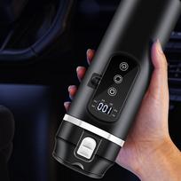 12V/24V Automobilinis virdulys Boiler Kelionės temperatūros ekranas Šildymo puodelis Gėrimas gray