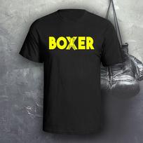 Boxer Text Boxing Karate Muay Thai Mma Ufc Unisex marškinėliai S