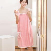 Microfiber Magic Wearable Bath Towels Bath Suspender Skirt for Adult Girl Women Quick Dry Bath Towel beige