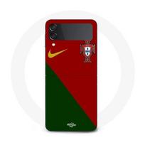 Case - Nike - Galaxy Z Flip4 - Flexible - Black - Portugal Jersey