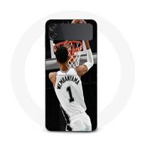 Samsung Galaxy Z Flip4 Case Victor Wembanyama #1 San Antonio Spurs Dunk