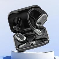 Naujos išmaniosios dirbtinio intelekto balso OWS pakabinamos ausinės „Bluetooth“ ausinės Itin ilgas baterijos veikimo laikas juoda
