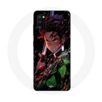 Coque Maniacase pour Samsung Galaxy A41 Demon Slayer Tanjiro Kamado énervé manga anime
