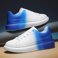 Summer New Gradient Casual Sports Trend Little Whiteboard Shoes 44 gray