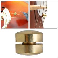 Brass Violin Mute Suppressor Replacement Accessories, Easy to Use Violin brown
