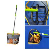 Ball Picker Telescopic Net Pickup Adjustable Accessories Practice Picking for geltona