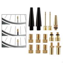 14/15 vnt. Adapteris, , Donut, Presta Adapter Konversinis purkštukų rutulinio siurblio adatų rinkinys su sandarikliu 15pcs