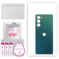 apgo Apsauginis odos lipdukas nugarai, suderinamas su Moto G200 5G Dual SIM, suvyniojama plėvelė, folija, vinilas – anglies chameleonas CAKA1