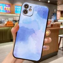 Raštuotas dėklas, skirtas Samsung Galaxy A72 A52 A42 A32 A22 A12 A02 A02S A52S A22S 5G, akvarelinis, minkšto silikono galinis telefono dangtelis For Samsung A72 5G blue