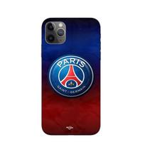 Phone Case - Maniacase - Iphone 11 Pro - PSG Colorful Logo - Silicone - Soft juoda