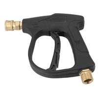 Car High Pressure Water Gun with 5pcs Soap Spray Nozzles Sprinkler Cleaning Tool Car Washer Gun black