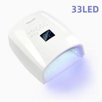 UV LED lempa nagų manikiūrui 33 LED nagų džiovintuvas Profesionalios gelio lako džiovinimo lempos su laikmačiu automatinio jutiklio įranga EU Plug white