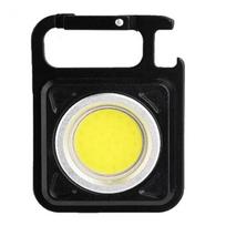 Avarinis žibintas Kompaktiškas Galingas Kietumas Universalus Vandeniui atsparus USB įkrovimas Mini Kempingo šviesa LED Žibintuvėlis Laukui 450LM juoda