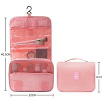 Outdoor Travel Portable Large Capacity Storage Makeup Bag Toilet Organizer Waterproof Storage Foldable Hanging Bathroom Wash Box