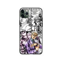 JoJo keistas nuotykių personažas minkštas silikoninis telefono dėklo dangtelis skirtas iPhone 6s 7 8 Plus X XR XS 11 12 13 mini Pro Max Other Phone model black