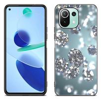 Crystal Diamond Phone Case For Xiaomi Mi 11 Lite NE 11i 10T 11T Pro A2 A3 Lite POCO F3 M3 M4 C31 X3 Pro NFC GT Black Soft Cover Xiaomi POCO X3 NFC blue