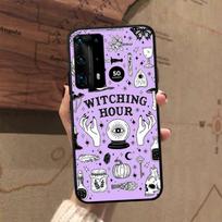 Raganų mėnulis Taro Raganų Ouija Telefono dėklas Huawei P50 P40 E P30 P20 Pro P10 Lite P Smart Y6 Nova3E Honor10 Dėklas HuaweiMate20lite black
