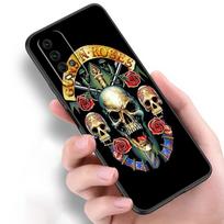 Guns N Roses Skull Silicone Phone Case For Xiaomi Redmi Note 11 10 9 8 Pro 11T 10T 10S 9S 8T 9 9A 9C 9T Black Soft Cover Coque Redmi Note 11 Pro gray