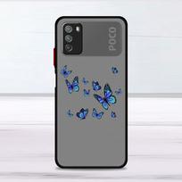 Flowers Heart Case For Xiaomi Mi Poco X3 NFC M3 11 10 12 9T 11T 10T Pro Note 10 Lite Matte Hard Phone Covers Xiaomi Poco X3 NFC gray