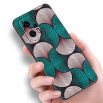 Aesthetic African Wax Fabic Phone Case For Xiaomi POCO F2 F3 M2 M3 M4 X3 X4 Pro NFC F4 GT 5G F1 X2 C3 C31 C40 M5S Black Cover Xiaomi POCOphone F1