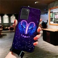 Constellation Aries telefono dėklas, skirtas Samsung S20 lite S21 S10 S9 plus, skirtas Redmi Note8 9pro, skirtas Huawei Y6 dangteliui Y7 prime 2019 blue