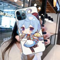 Genshin Impact Gan Yu Phone Case For Iphone 11 12 13 14 Pro Max 7 8 Plus X Xr Xs Max Se 2020 Mini Case iphone 12 gray