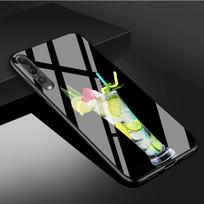Drinks Tempered Glass Phone Case For Huawei P20 P30 P40 P40 Lite Pro Psmart Mate 20 30 Cover Shell Huawei P20