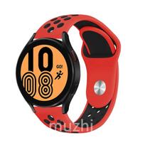 22 mm 20 mm laikrodžio apyrankė Samsung Galaxy Watch 6-5-pro-/active 2 40-44 mm silikoninė sportinė kvėpuojanti apyrankė galaxy watch 4 dirželiai 20mm watch band