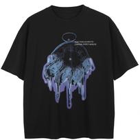 Streetwear Pocket Watch Graphic T-Shirt Cotton Unisex Tops Tees Summer Short Sleeves T Shirt M juoda
