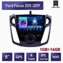 Android 2 Din Car Multimedia Player for Ford Focus 2011-2019 Head Unit Stereo GPS Navigation BT WIFI 1+16GB 1+16GB black