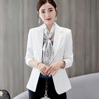 Ladies Women Long Sleeve Double-Breasted Slim Office Coat Jacket Overcoat M balta