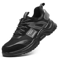 Nesunaikinami Batai Vyriški Darbiniai Saugos Batai Su Plieniniais Pirštų Dangteliais Pradūrimui Atsparūs Batai Lengvi Vyriški Avalynė Saugos Sportbačiai 44