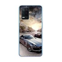 Super Sportinis Automobilis Realme 8 8i V3 V5 GT Neo Flash Edition Explorer Master Neo2 Narzo 30 50i 50A C21Y Telefono Dėklas Realme 8 4G